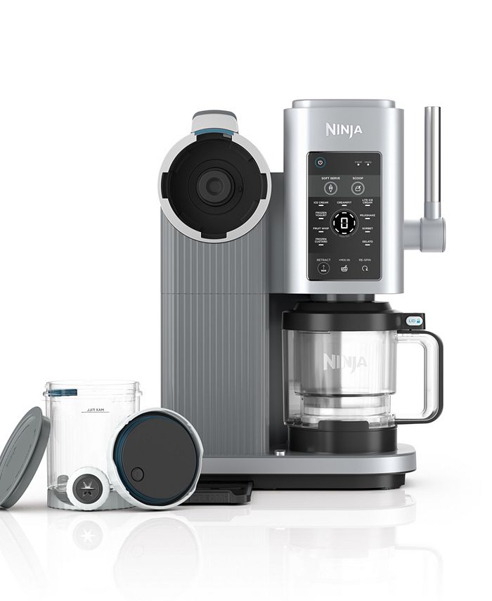 Ninja Swirl by CREAMi Ice Cream and Soft Serve Maker - Silver - ❗MAY HAVE MISSING PIECES/NEEDS CLEANING❗