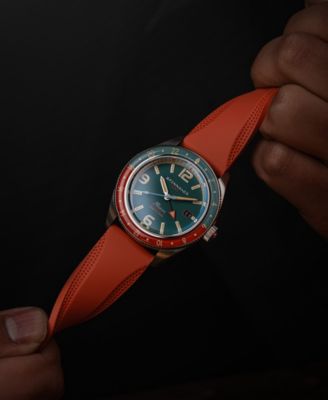 Men's Fleuss GMT Automatic Solid Stainless Steel Bracelet Watch, 43mm