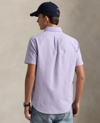 Men's Classic-Fit Gingham Oxford Shirt