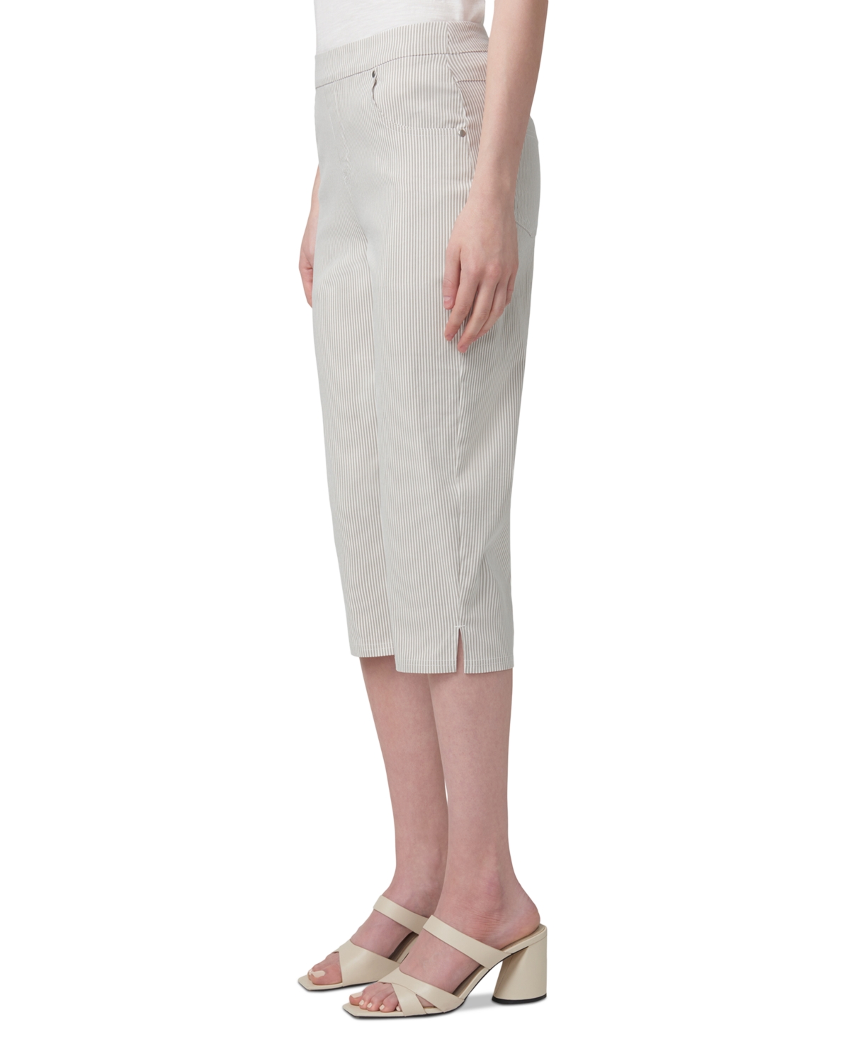 Hue Women's Spring Stripe Pedal Pusher Pants