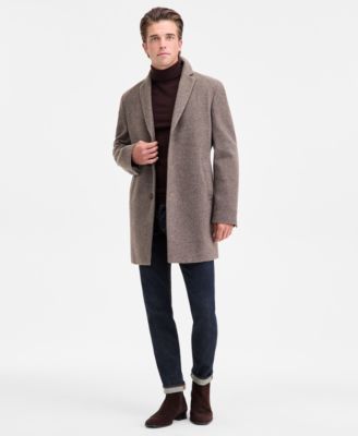 Calvin Klein - Men's Prosper Slim Fit Overcoat