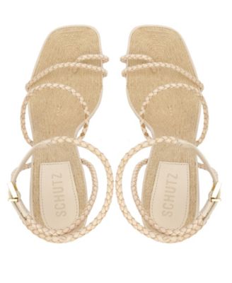 Women's Kaya Straw Stiletto Heel Sandals