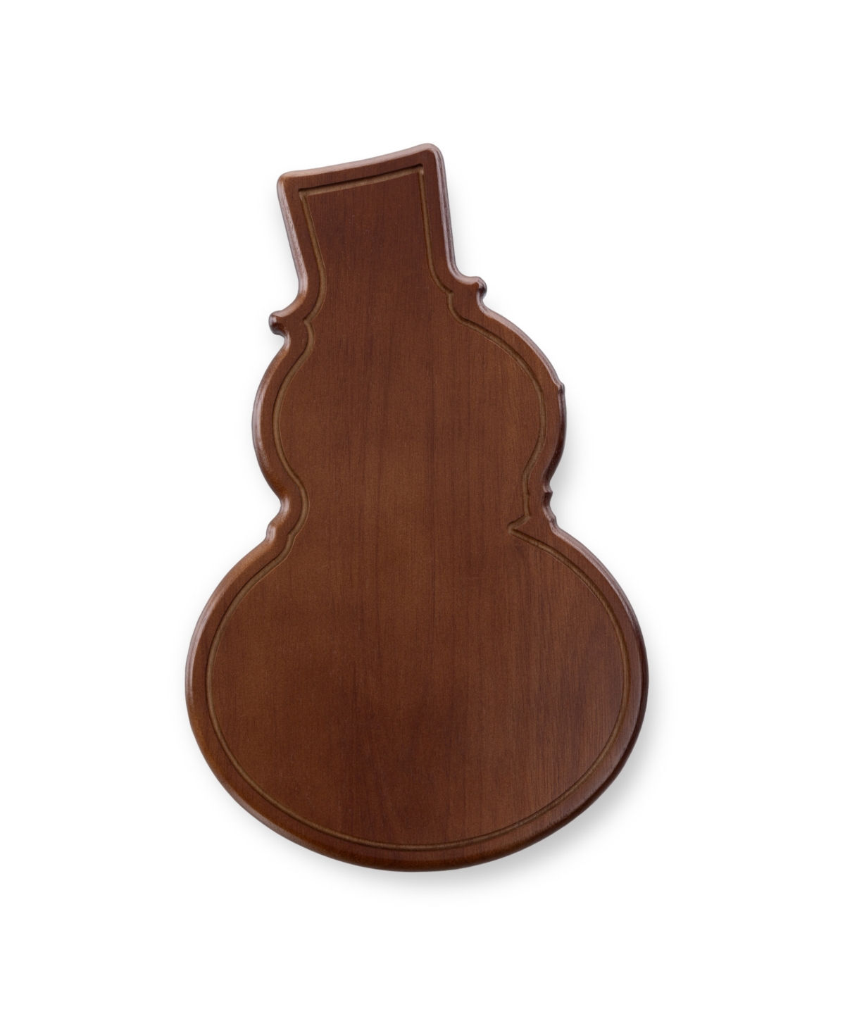 Toscana Reversible Snowman Sectioned Serving Tray, Set Of 2 In Stained Parawood