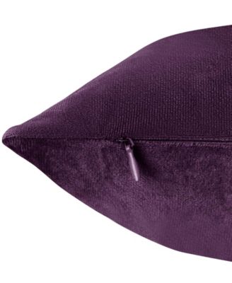 Elegant Velvet Removeable Cover 2-Pack Decorative Pillows, 12" x 20"