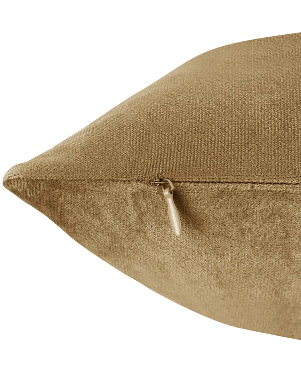 Nestl Elegant Velvet Removeable Cover 2-pack Decorative Pillows, 12" X 20" In Brown