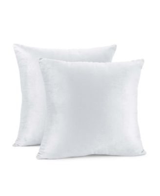 Elegant Velvet Removeable Cover 2-Pack Decorative Pillows, 20" x 20"