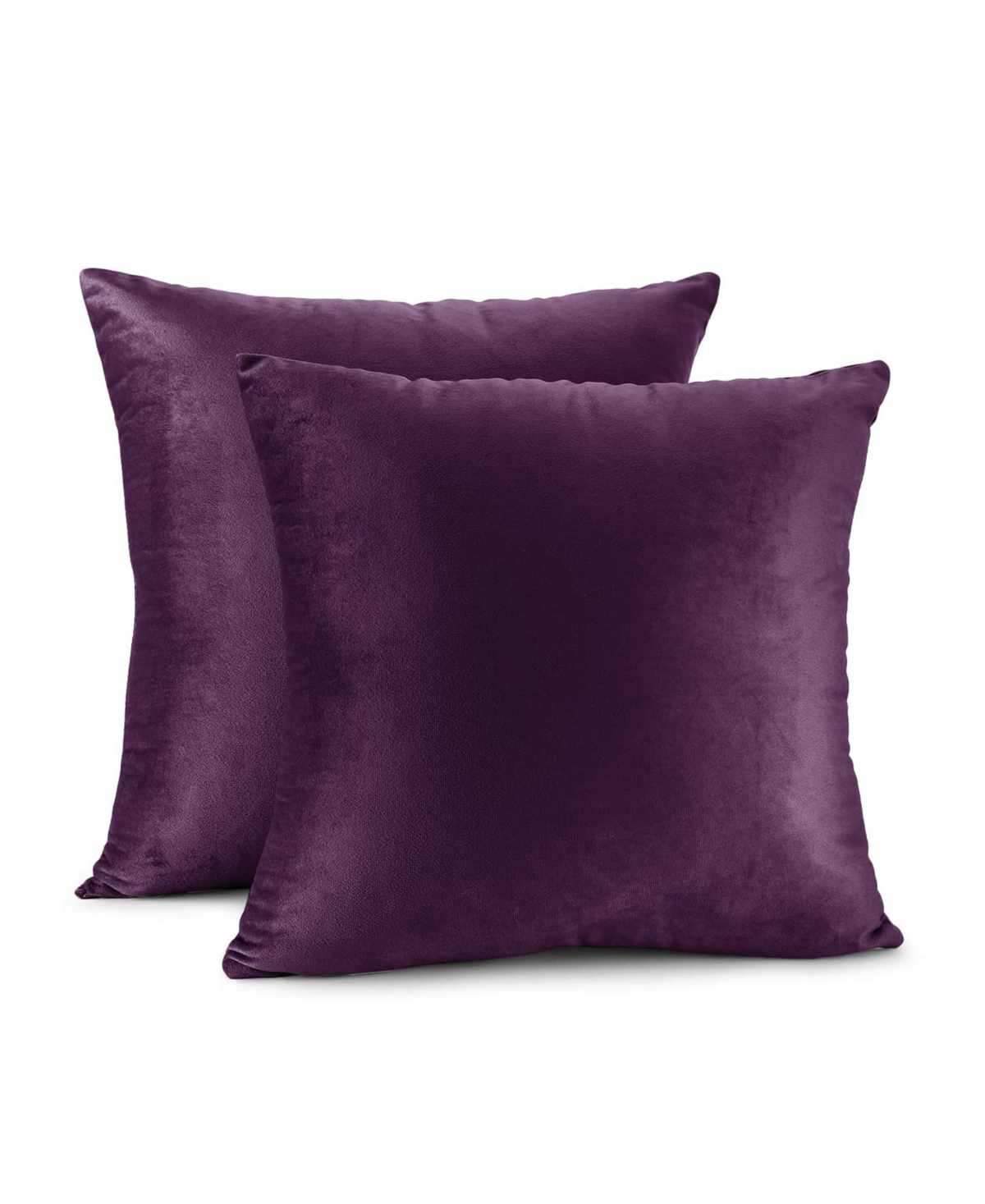 Nestl Elegant Velvet Removeable Cover 2-pack Decorative Pillows, 22" X 22"