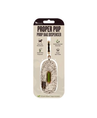 Proper Pup Poop Bag Dispenser: Savannah - Grey