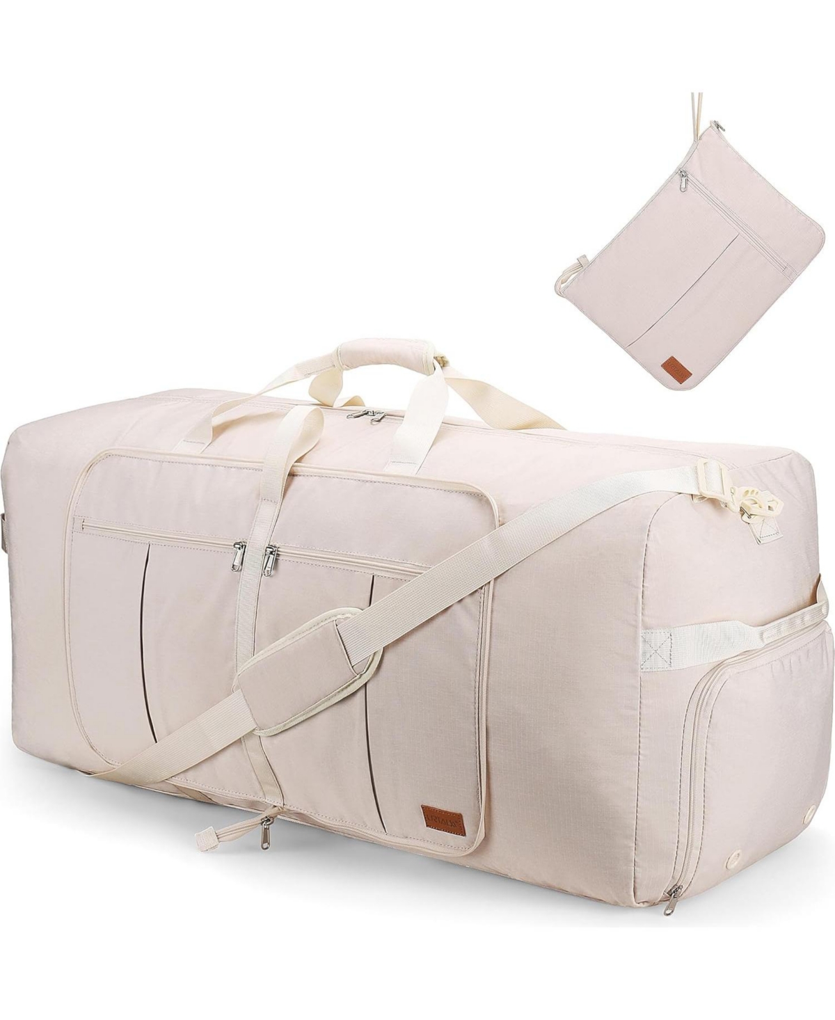 80L Large Duffle Bag for Travel, 26&#x201D; Travel Duffel Bag with Shoe Compartment, Foldable Collapsible Overnight Bag Gym Bag Weekender Bags