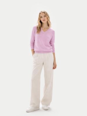 Women's Essential Cashmere V-Neck Sweater