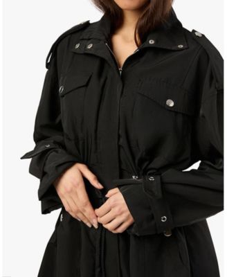 Women's Cinched Waist Anorak Jacket