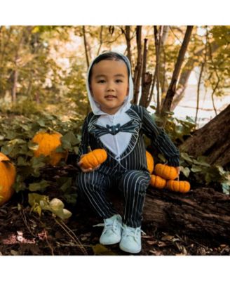 Baby Boys Jack Skellington Zip Up Coverall Newborn to