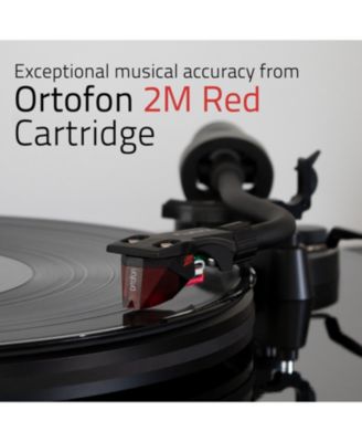 RT83 Reference High Fidelity Vinyl Turntable with Ortofon 2M Cartridge, Speed Control Motor, MDF Plinth, Isolation Feet