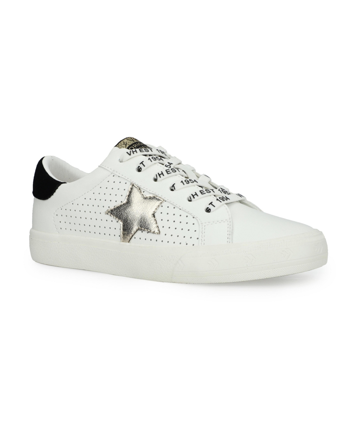 Grande - White Washed Gold Women's's Sneaker by - White