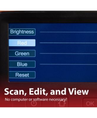 24MP Large 5" Display & HDMI Film Scanner, Converts 35mm/126/110/Super 8 Film & Slides w/ HDMI Cable