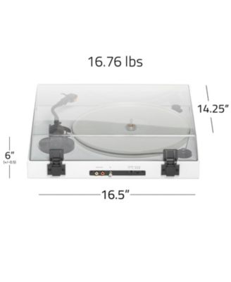 RT85N High Fidelity Turntable – Vinyl Record Player with MP-110 Cartridge, Acrylic Platter & Vibration Isolation Features