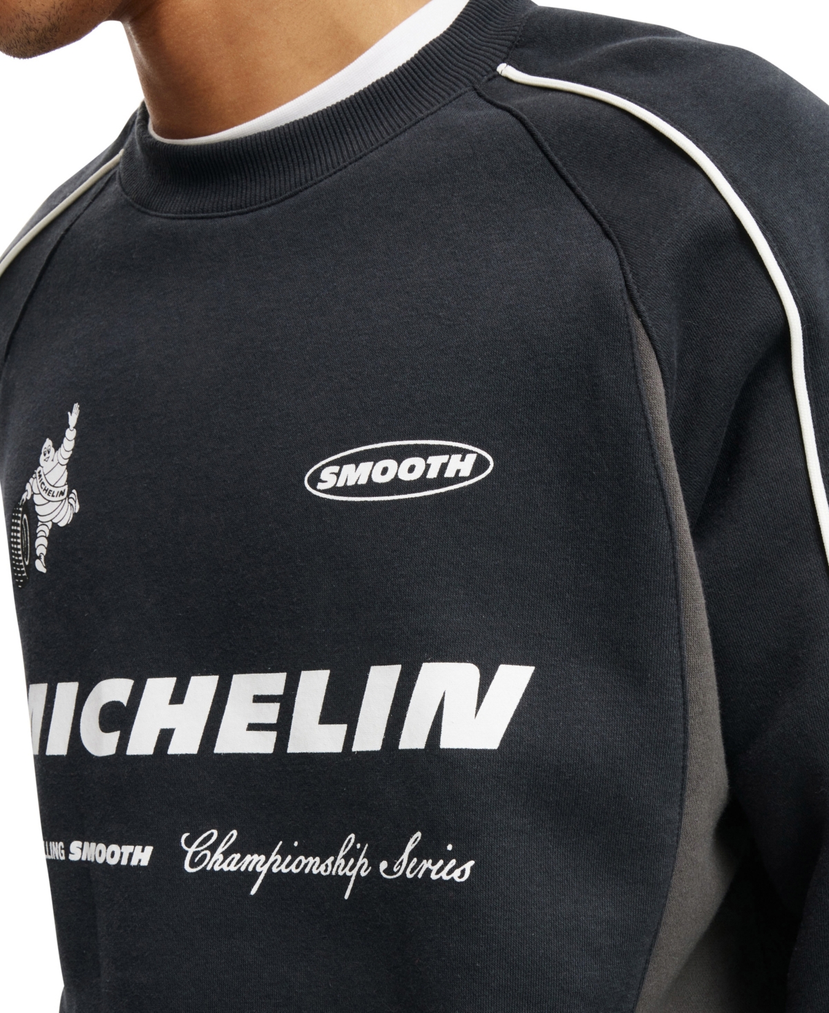 Shop Cotton On Men's Michelin Box Fit Crew T-shirt In Rollins Black