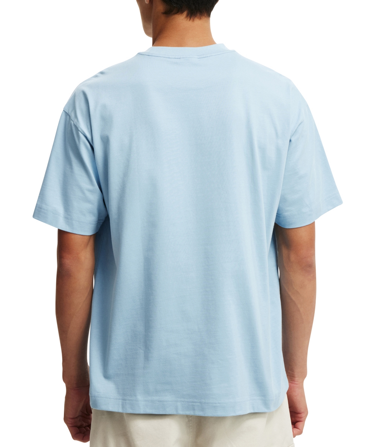 Cotton On Men's Box Fit T-shirt In Blue