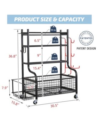 LTMATE Global Inc. Dumbbell Rack, Weight Rack for Dumbbells, Home Gym Storage for Dumbbells Kettlebells Yoga Mat and Balls