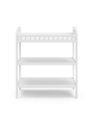 Pasadena Changing Table with Water-Resistant Changing Pad - White