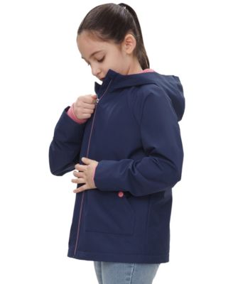 Girls Ripstop Fleece Lined Windbreaker