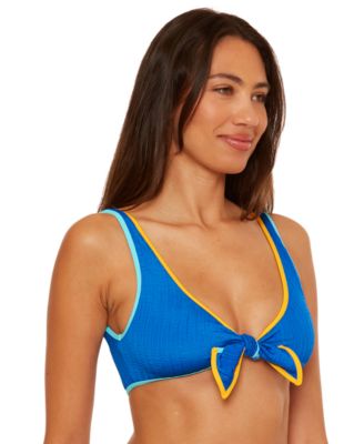 Women's Crinkle Crush Textured Convertible Bikini Top