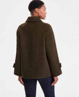Women's Collared Button-Front Coat, Exclusively at Macy's