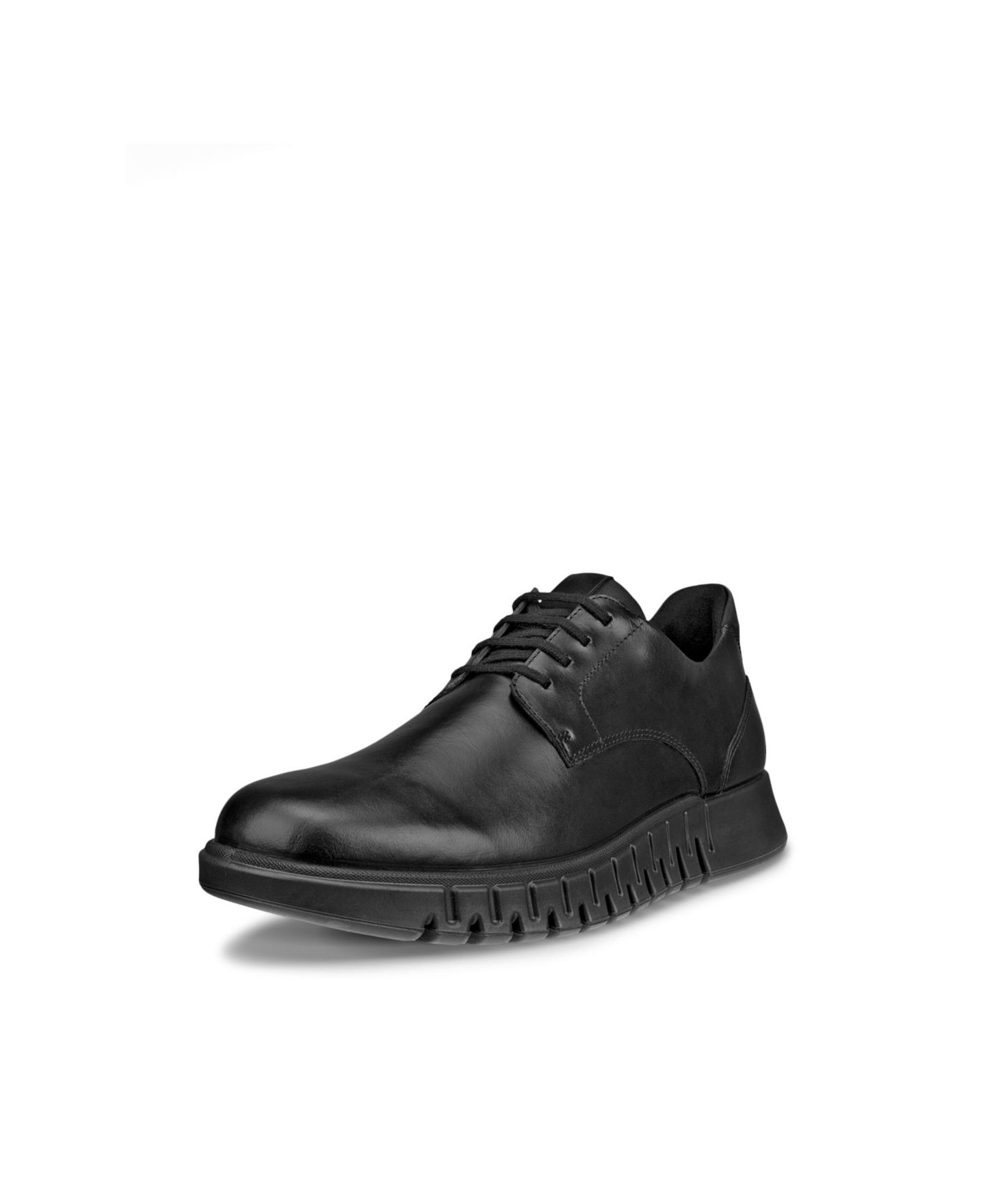 Мужские туфли ECCO Gruuv Hybrid Plain Toe Derby, цвет: Чёрный — фото 4