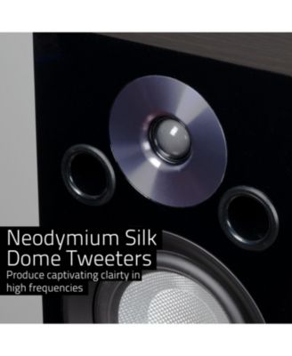 Reference High Performance 2-Way Bookshelf and Surround Speakers for a 2-Channel Stereo or Home Theater System