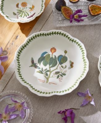 Botanic Garden Lotus Blossom Pasta Bowls, Set of 4