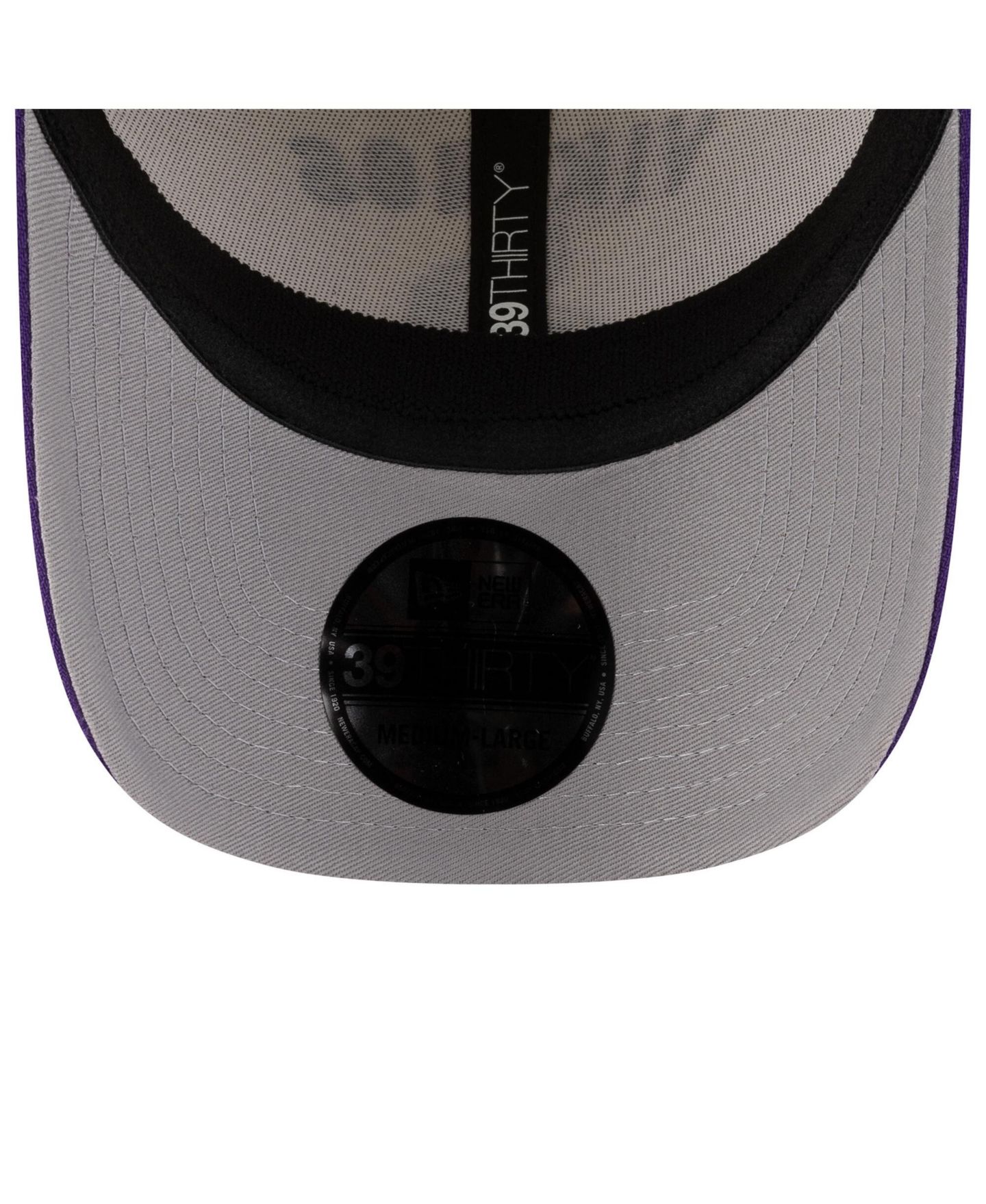 Мужская кепка New Era Cream/Purple Minnesota Vikings 2025 NFL Draft 39THIRTY Flex Hat — фото 2