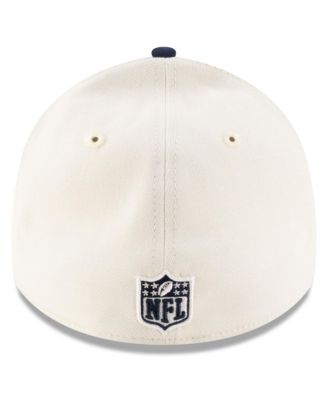 Men's Cream/ College Navy Seattle Seahawks 2025 NFL Draft 39THIRTY Flex Hat