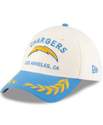 New Era - Men's Cream/Powder Blue Los Angeles Chargers 2025 NFL Draft 39THIRTY Flex Hat
