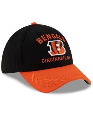 Men's Black/Orange Cincinnati Bengals 2025 NFL Draft 39THIRTY Flex Hat
