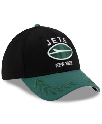 Men's Black/Green New York Jets 2025 NFL Draft 39THIRTY Flex Hat