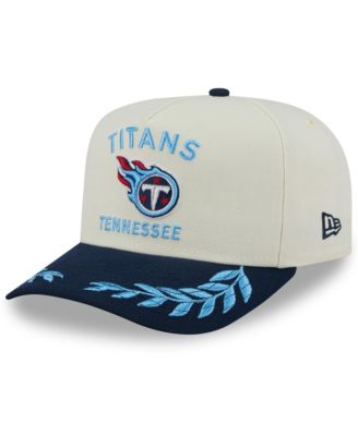 New Era - Men's Cream/Navy Tennessee Titans 2025 NFL Draft A-Frame 9FIFTY Snapback Hat
