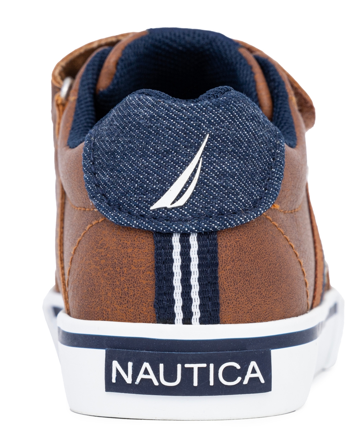 Nautica Toddler Boys Adish Double Strap Sneakers In Tan,navy