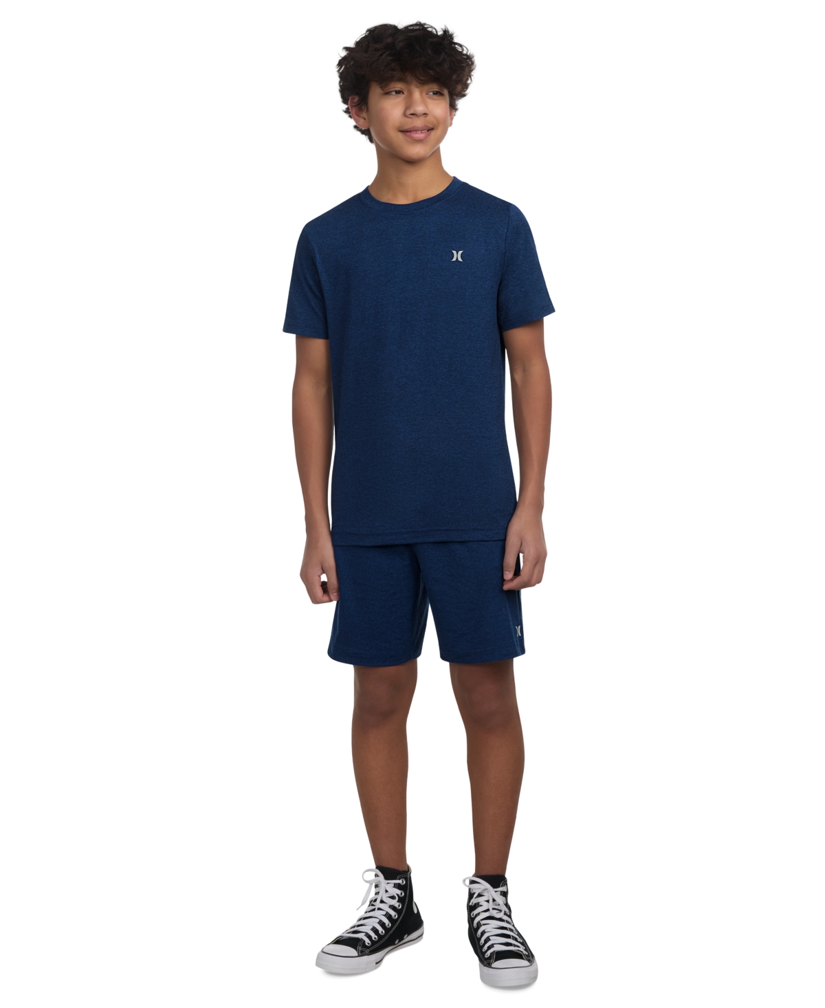 Hurley Big Boys H2o-dri Sunset Knit Short-sleeve T-shirt