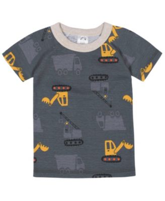 Baby Boys Snug Fit Cotton Pajama Set, 4-Piece