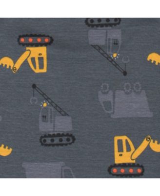 Baby Boys Snug Fit Cotton Pajama Set, 4-Piece