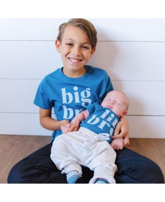 Baby Boys Lil Bro Short Sleeve Bodysuit