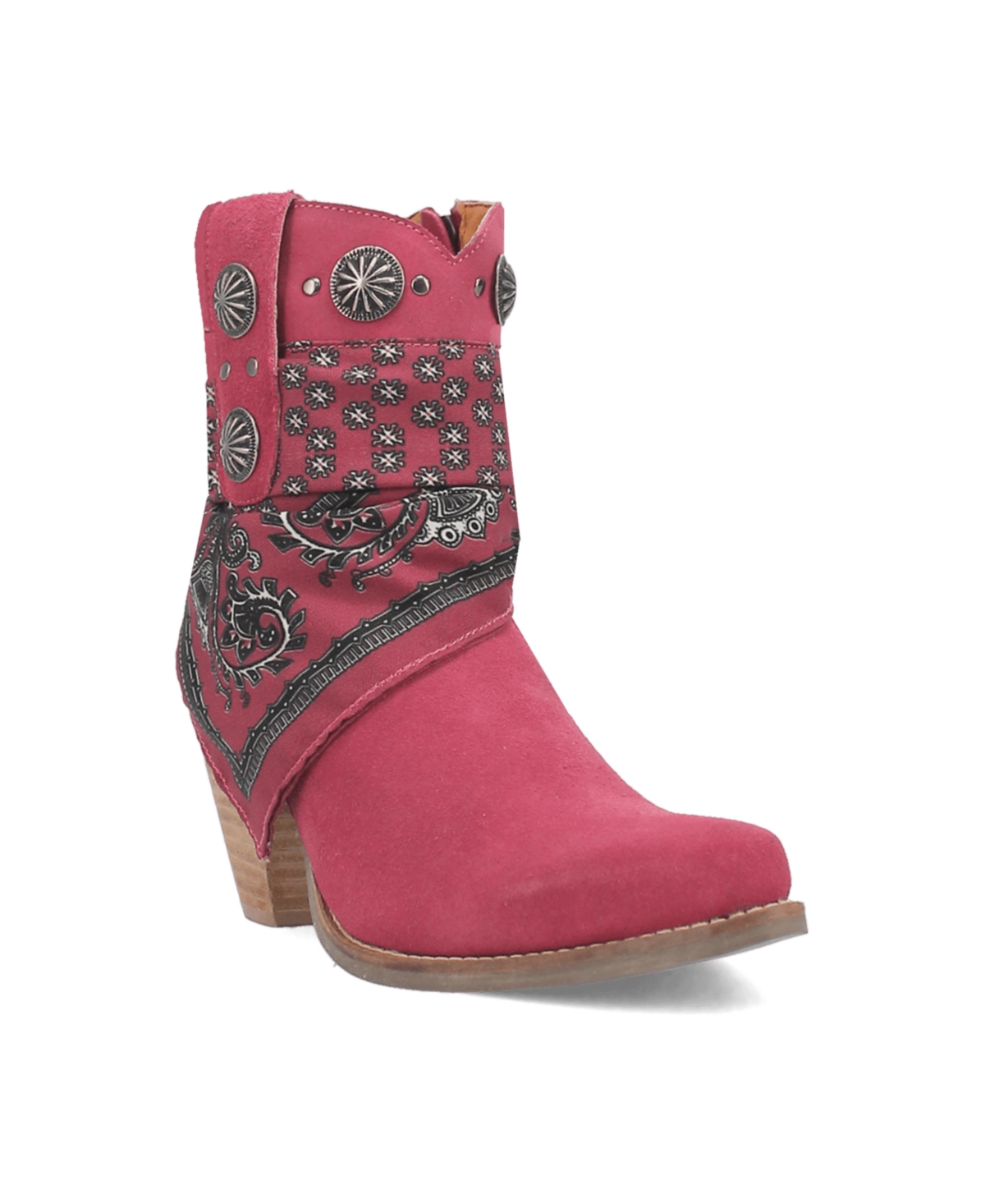 Dingo Women's Bandida Leather Boots - Fuchsia