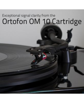 RT82 Turntable with Ortofon OM 10 Cartridge, Speed Control Motor, Record Weight, Stylus & Cleaning Accessory Kit