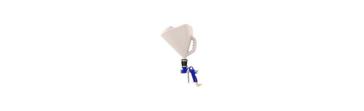 Bon 13-172 Gun & Hopper - Standard - 2 Gallon - White and Blue