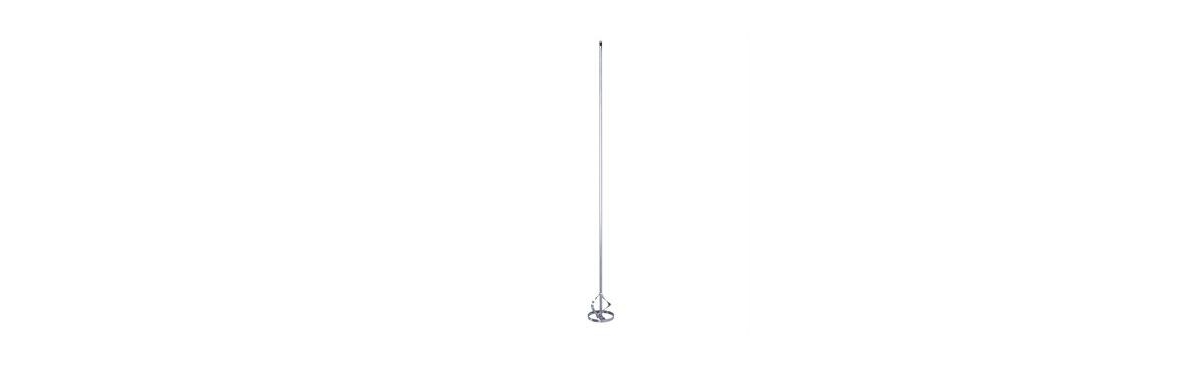 85-141 Mixer Ribbon 5-inches Dia 52-inches Hex Shaft Plated Steel