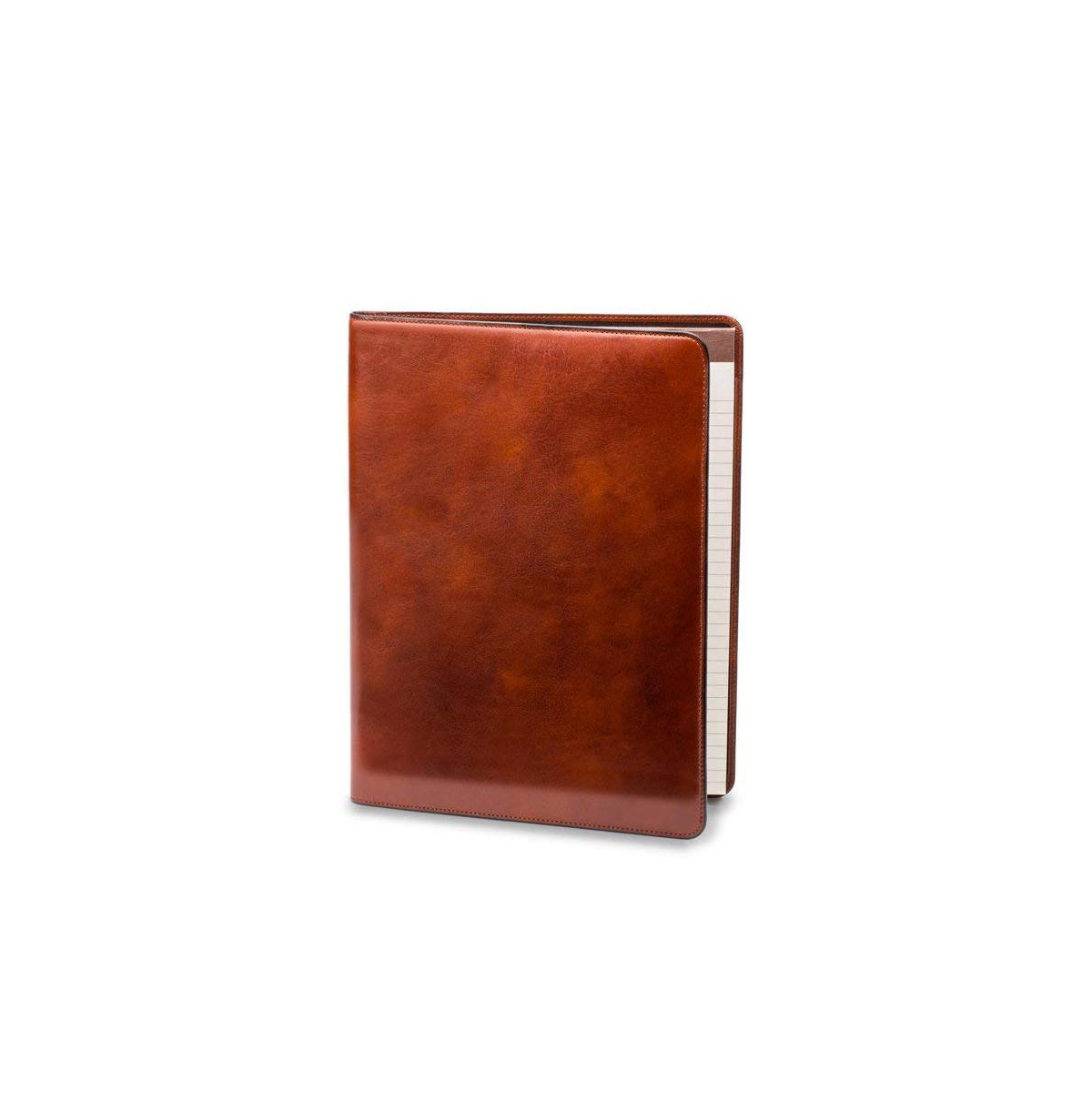 Old Leather 8.5 X 11 Pad Portfolio - Amber