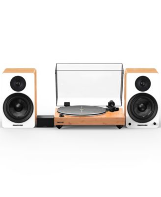 Turntable RT85N, Fluance PA10 Preamp, Fluance Ai61 Speakers, Nagaoka MP-110 Cartridge, 120W Class D Amp, Bluetooth Enabled