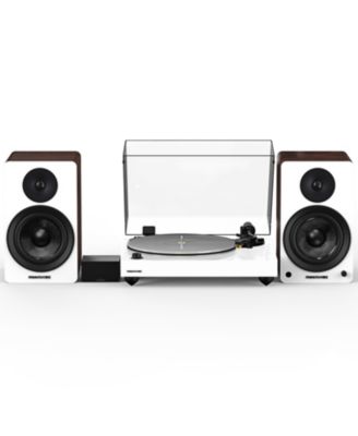 Turntable RT85N, Fluance PA10 Preamp, Fluance Ai61 Speakers, Nagaoka MP-110 Cartridge, 120W Class D Amp, Bluetooth Enabled
