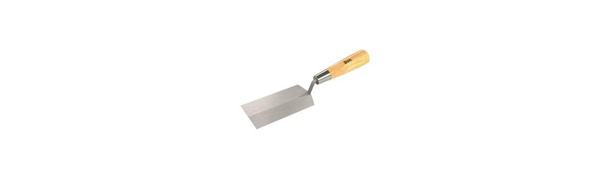 12-200 Margin Trowel - Carbon Steel 6-inch X 2-inch Wood Handle