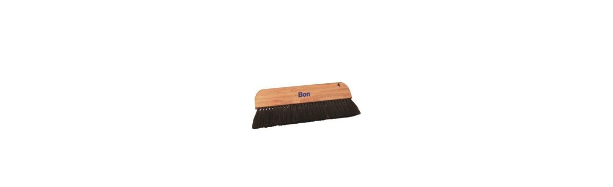 12-326 Curb & Step Brush - Soft Horsehair 12-inch